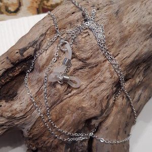 COPY - Silver Eyeglass Chain Lanyard 28.75"